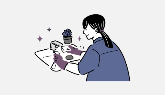 ワンストップの運営サポートを表すイラスト