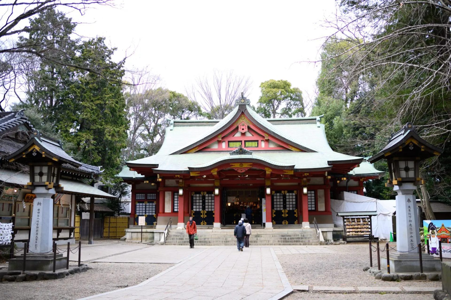 地域に親しまれる歴史ある神社で、穏やかな時間を過ごせる世田谷八幡宮